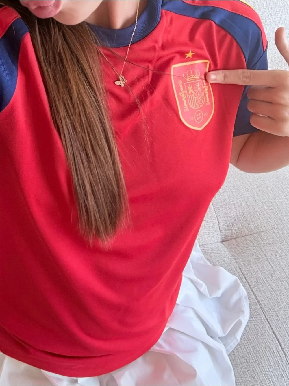 Spain kids jersey size m